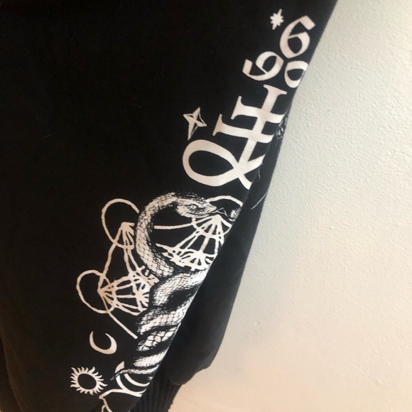 Jawbreaker goth occult hoodie 🖤☠️ super unique XL - Picture 6 of 7